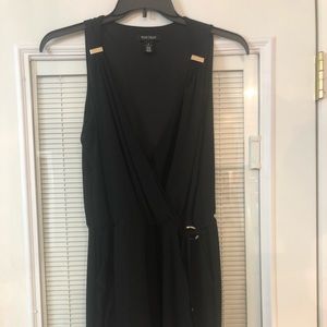 White House Black Market black sleeveless romper
